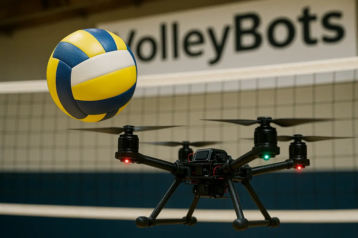 AI generated image of what a VolleyBot could look like