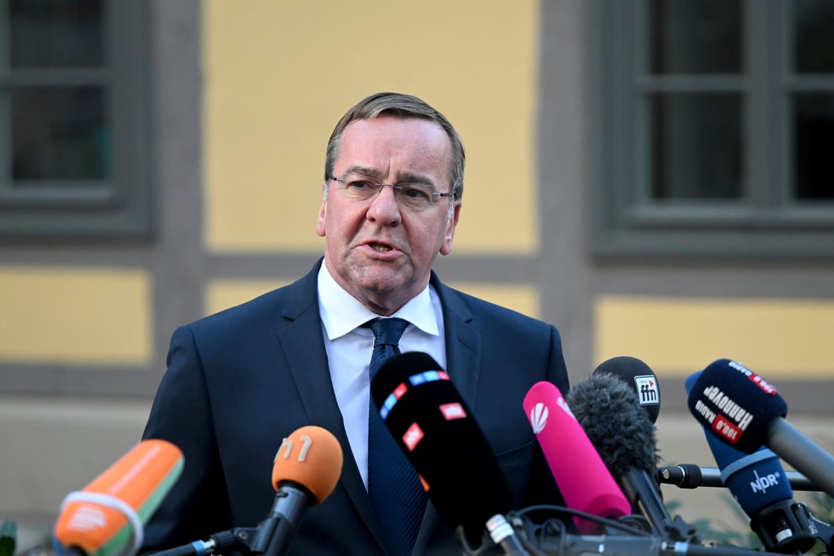 Germany's Defense Minister is Boris Pistorius