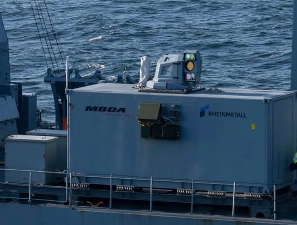 The German navy has tested a Rheinmetall-MBDA laser weapon demonstrator aboard the frigate Sachsen