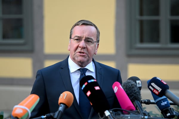 Germany's Defense Minister is Boris Pistorius