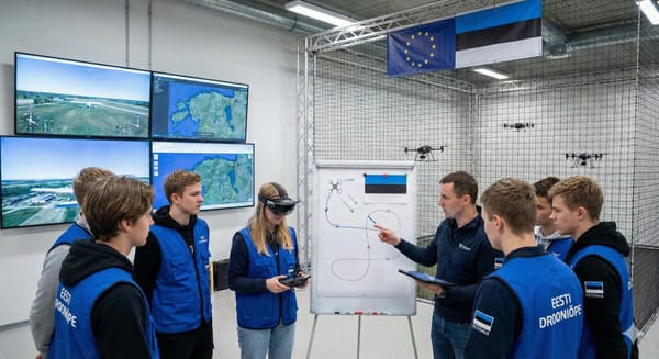 Estonia plans to train a new generation of drone operators (AI generated) 