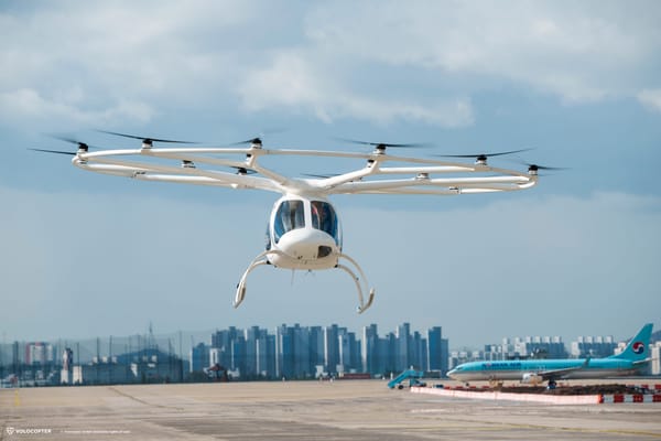 Volocopter test flight in South Korea